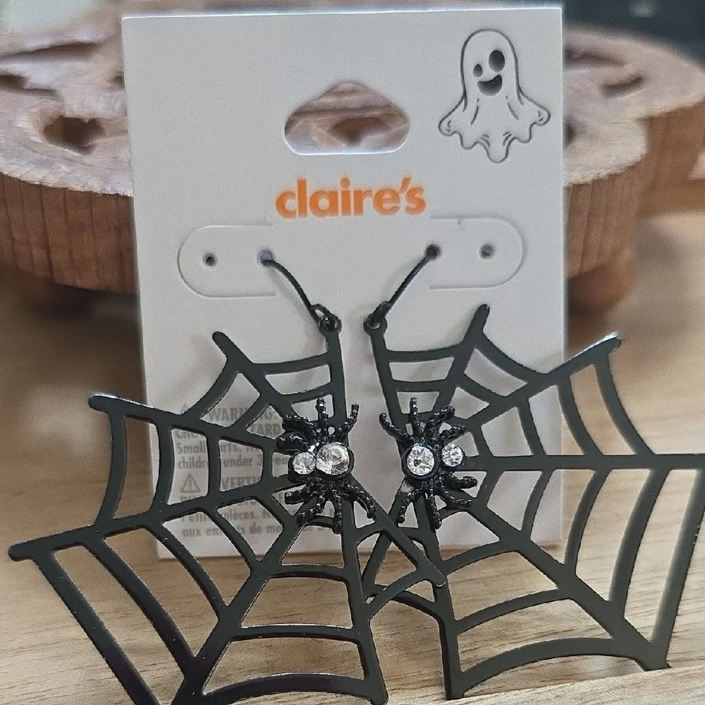 Claire's Black Spider Web Jewelry